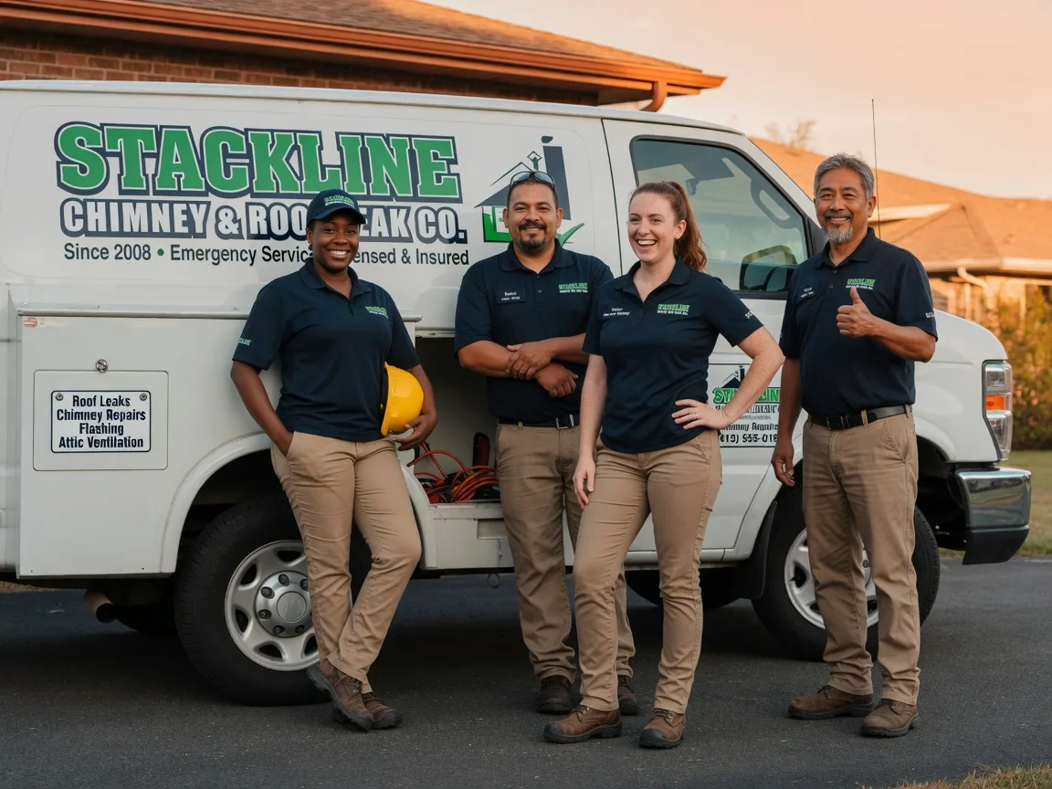 Chimney flashing repair company in Wilmer, TX